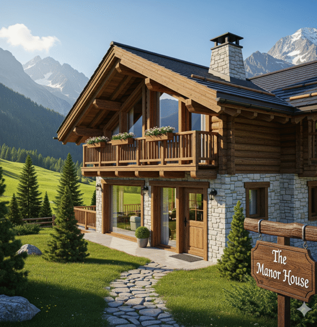 chalet by the manor house