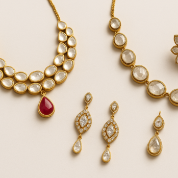 kundan polki set